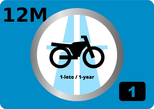 E-Vignette Motorrad 1 Jahr für Slowenien